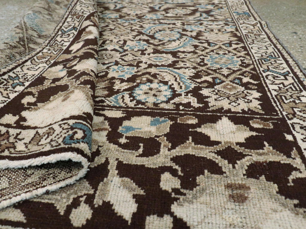 Antique Persian Malayer Sampler Rug, No.9627 - Staging