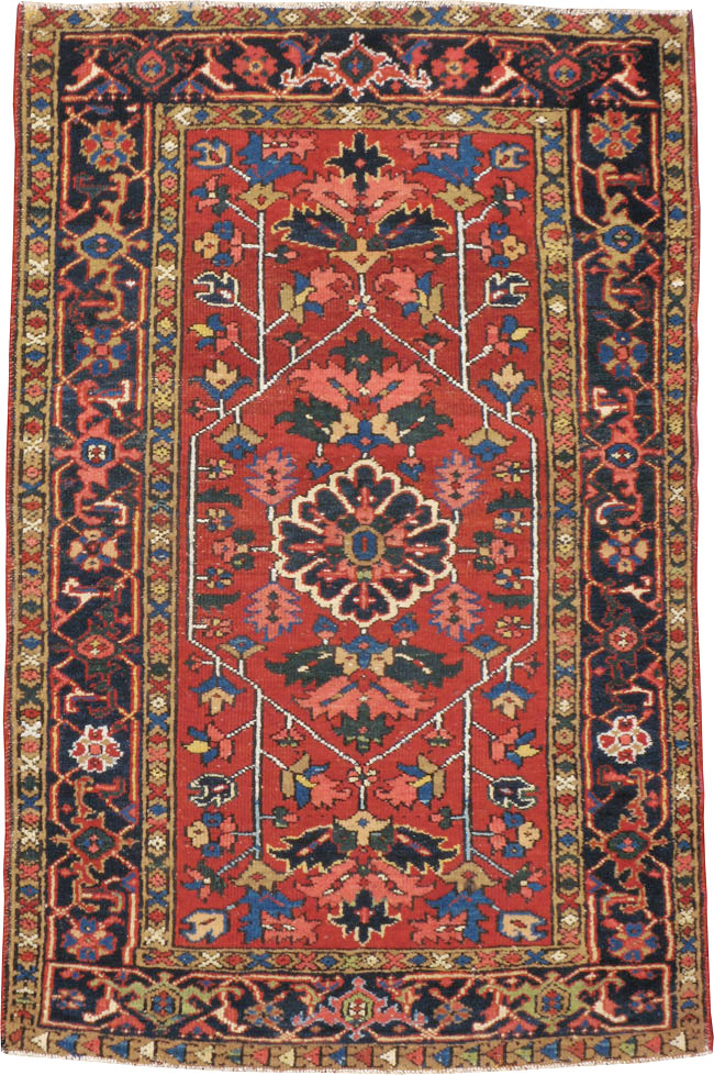 Antique Persian Karajeh Rug, No.9647 - Staging