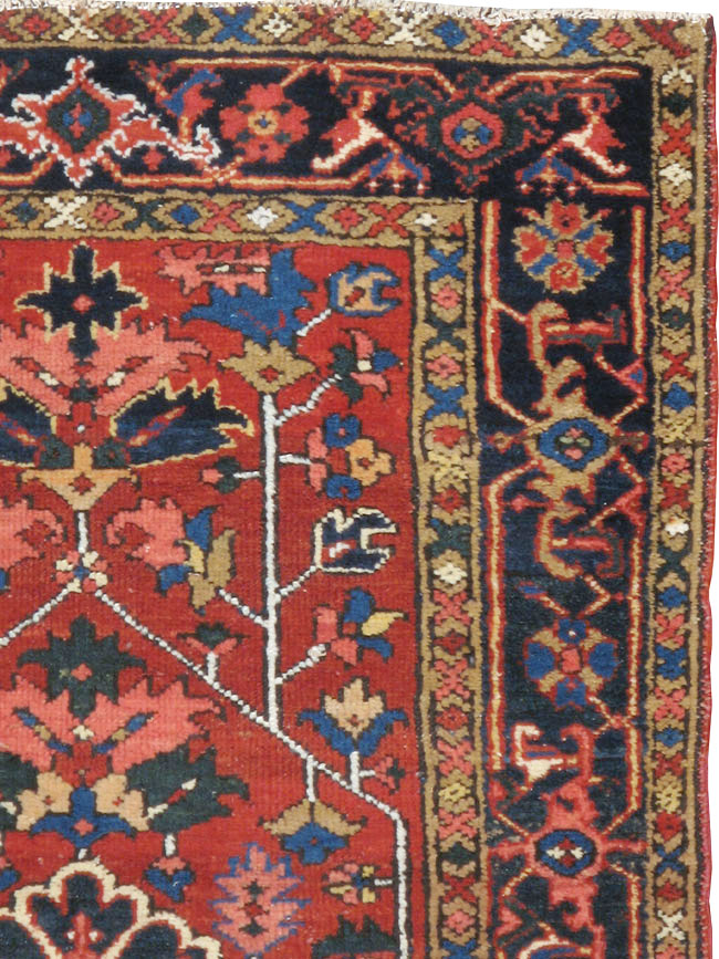 Antique Persian Karajeh Rug, No.9647 - Staging