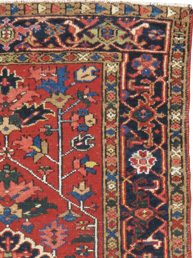 Antique Persian Karajeh Rug, No.9647 - Staging