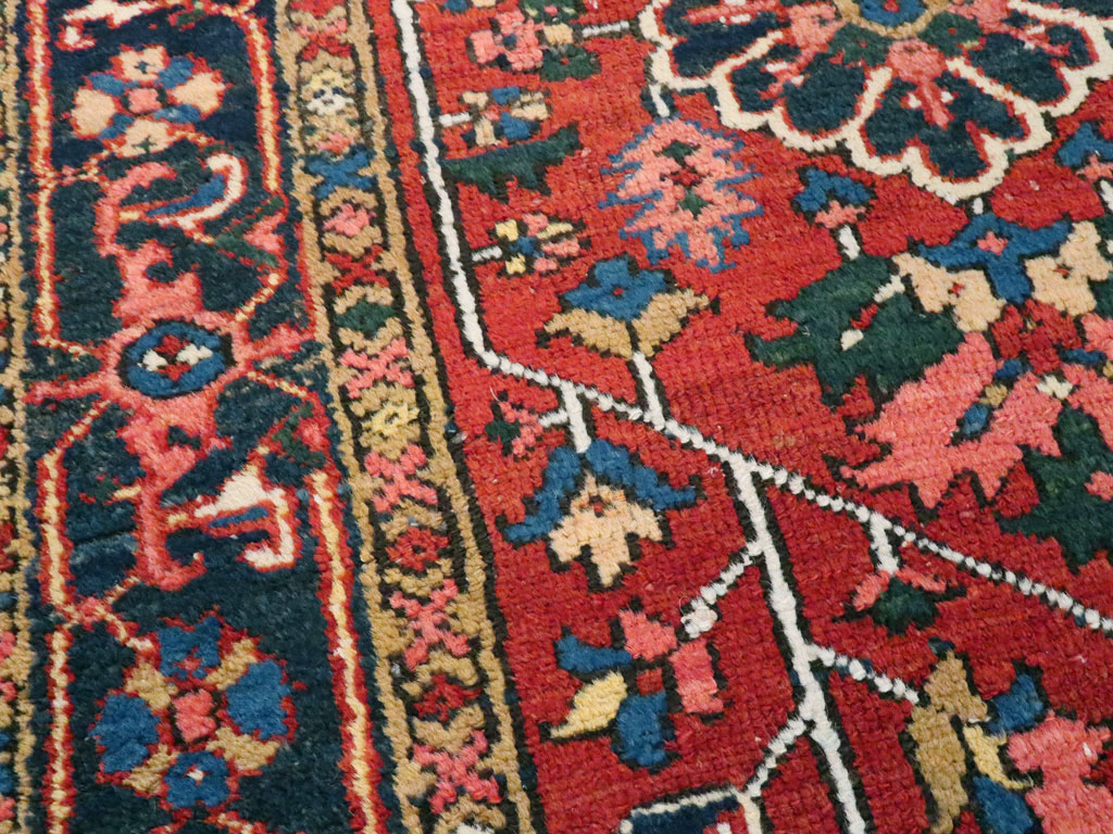 Antique Persian Karajeh Rug, No.9647 - Staging