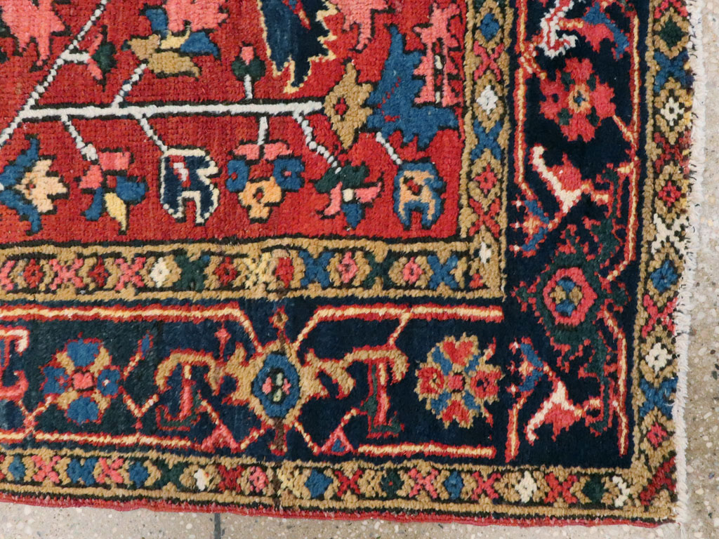 Antique Persian Karajeh Rug, No.9647 - Staging