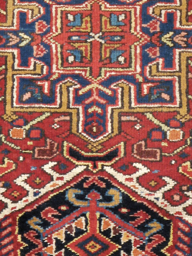 Antique Persian Karajeh Rug, No.9649 - Staging