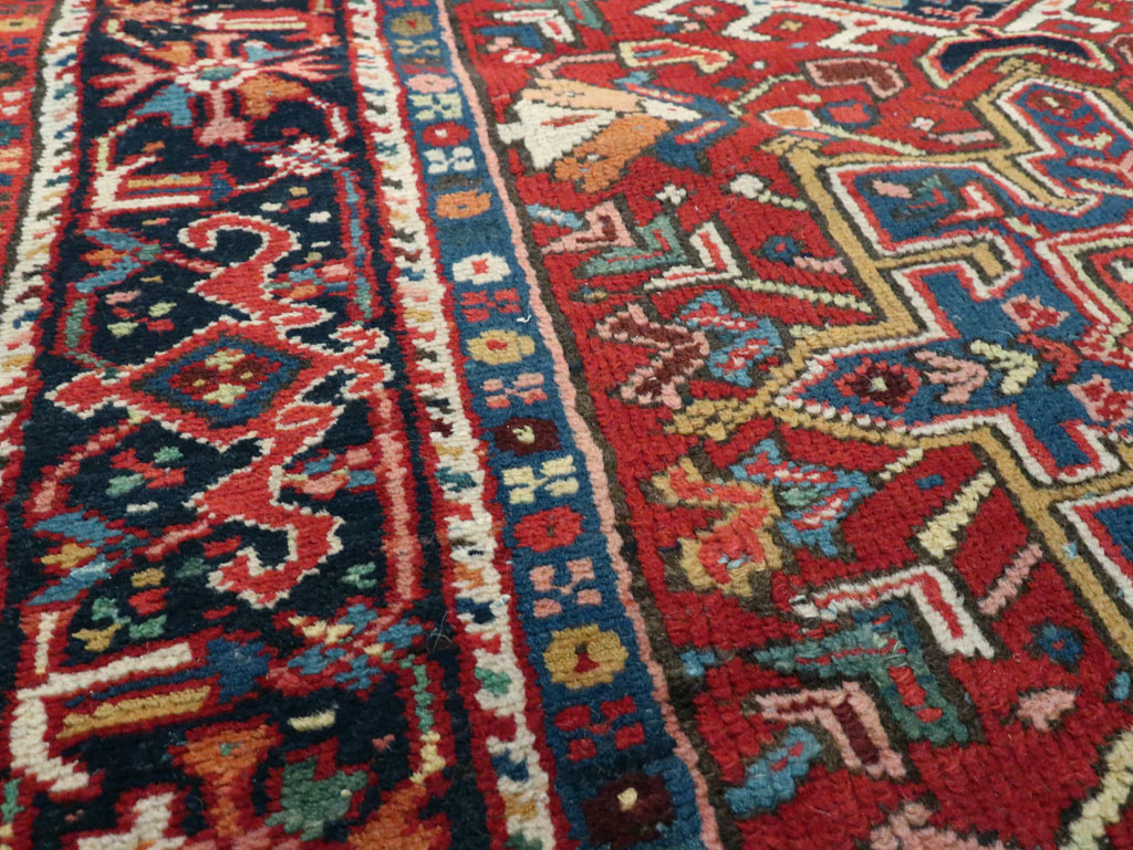 Antique Persian Karajeh Rug, No.9649 - Staging