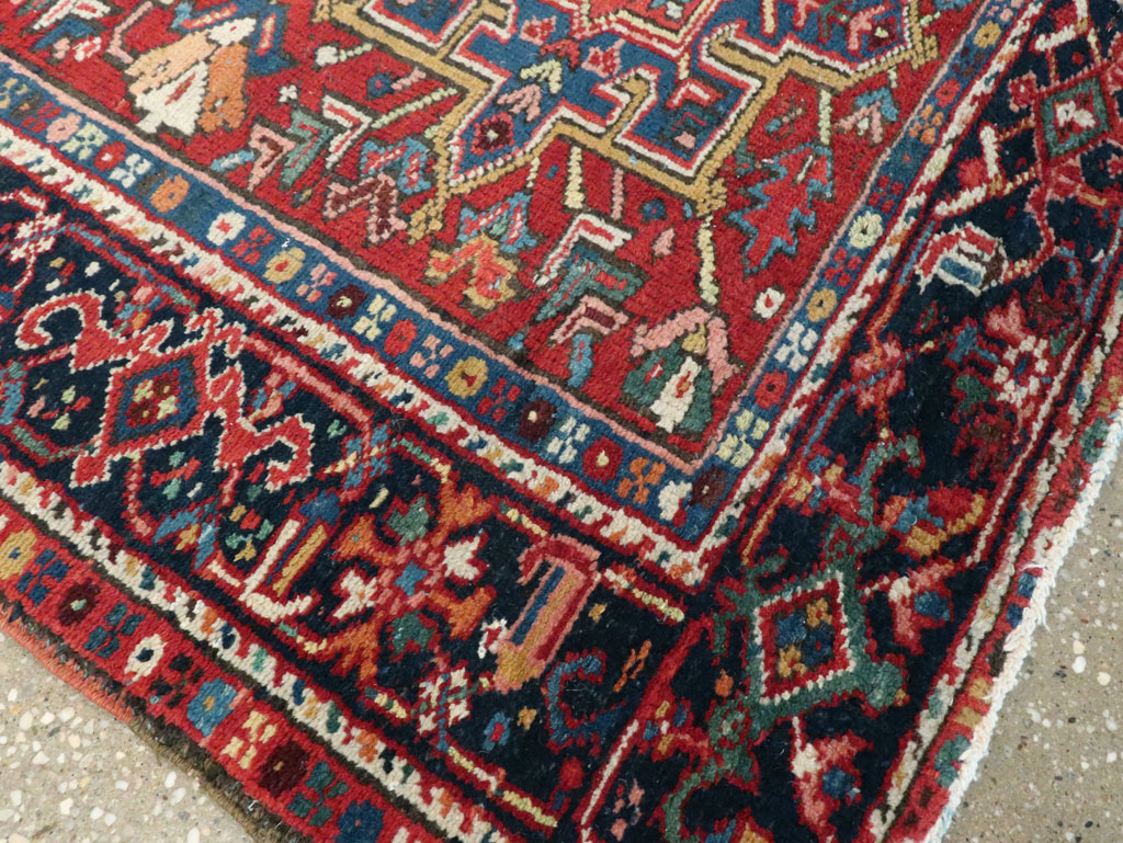 Antique Persian Karajeh Rug, No.9649 - Staging