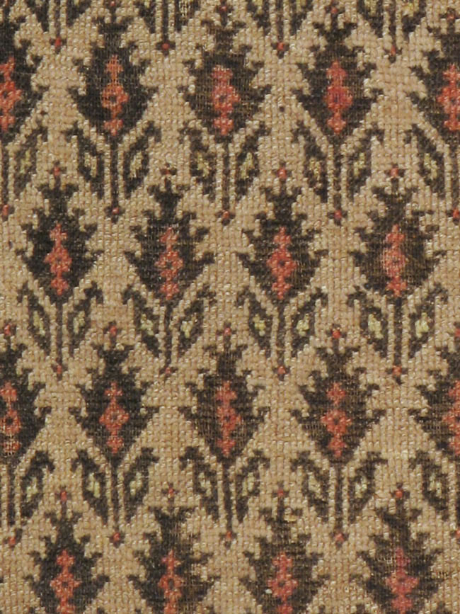 Antique Persian Kurdish Rug, No.9657 - Staging
