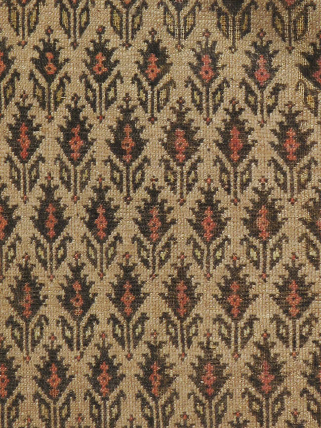 Antique Persian Kurdish Rug, No.9657 - Staging