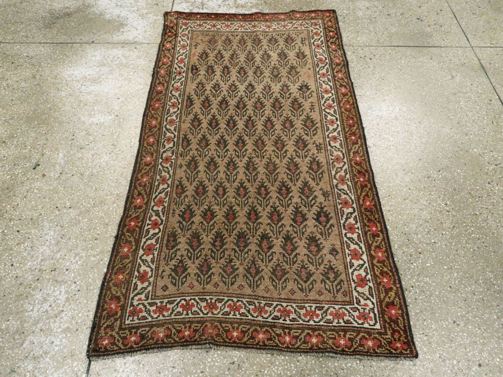 Antique Persian Kurdish Rug, No.9657 - Staging