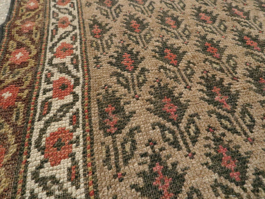 Antique Persian Kurdish Rug, No.9657 - Staging