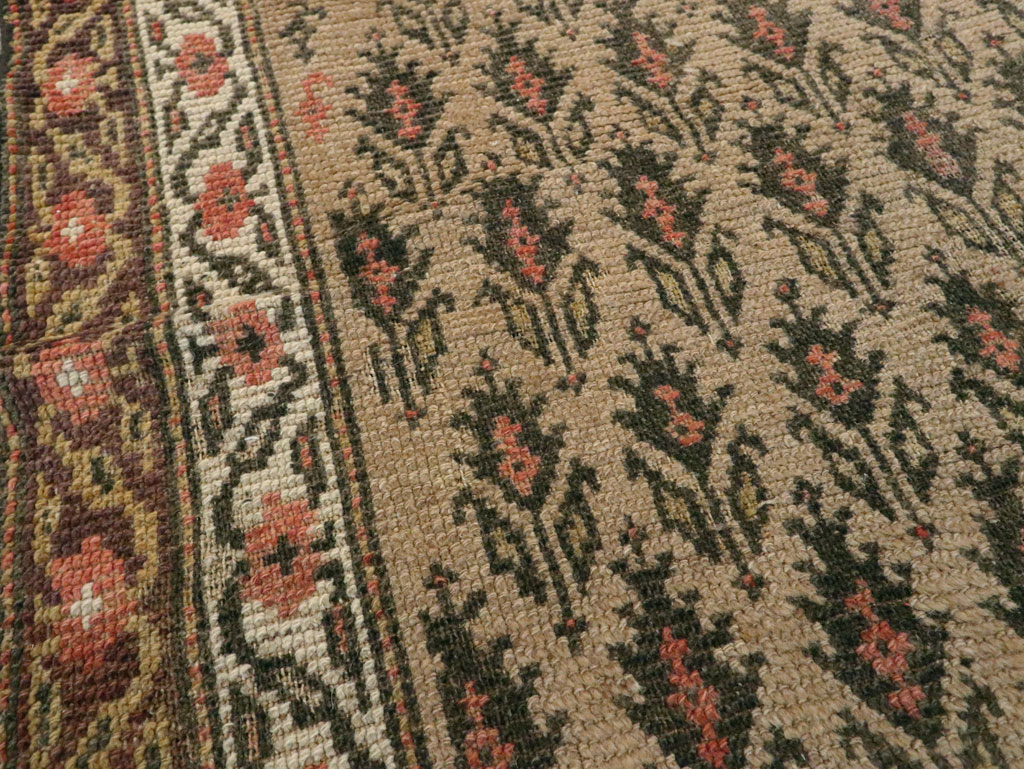 Antique Persian Kurdish Rug, No.9657 - Staging