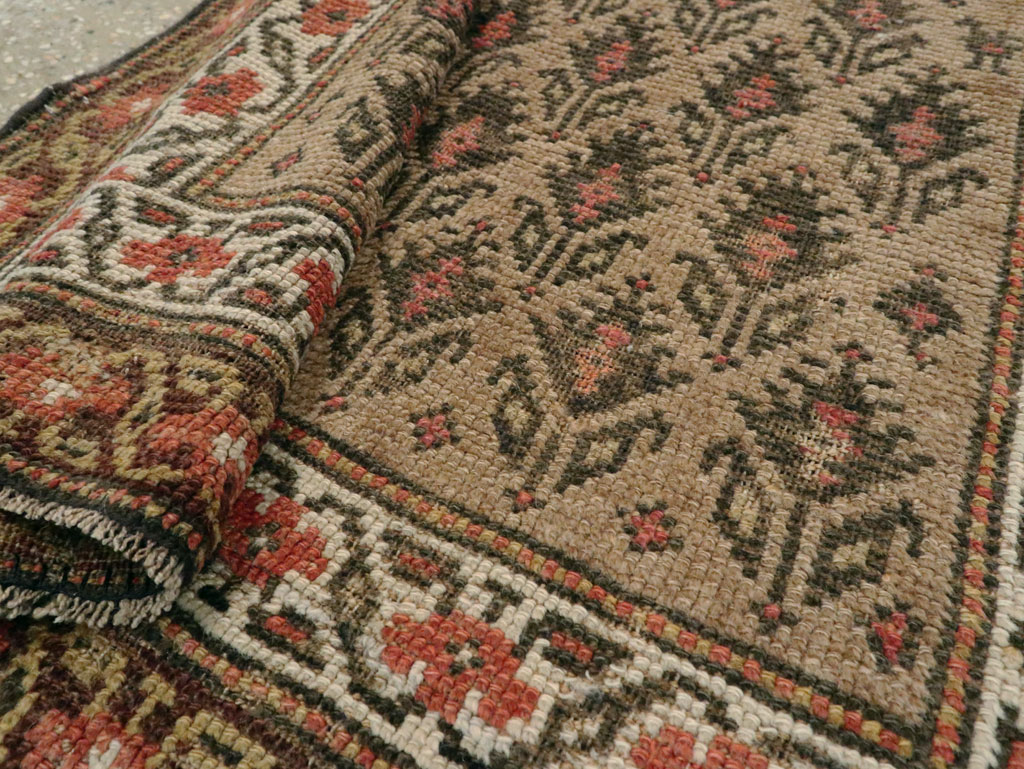 Antique Persian Kurdish Rug, No.9657 - Staging
