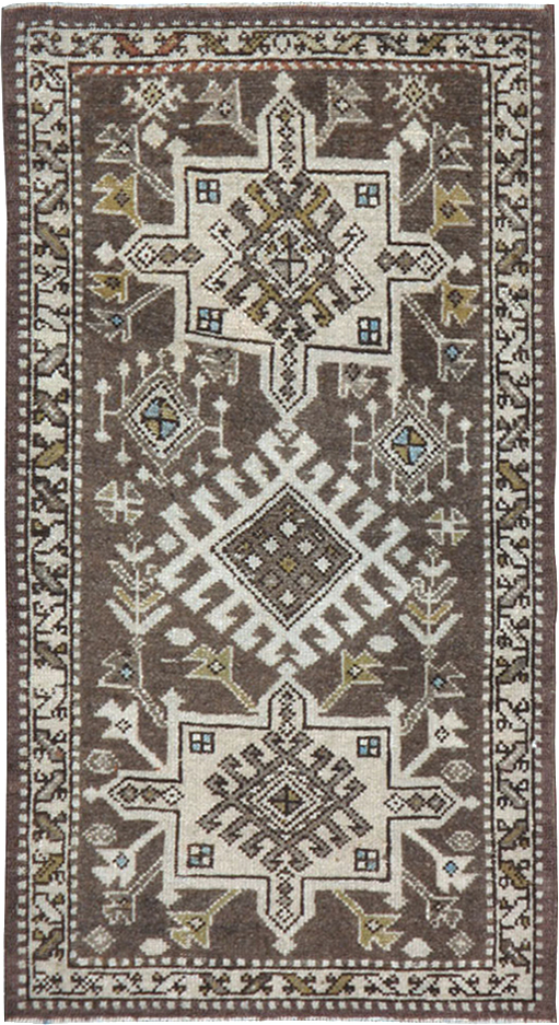 Antique Persian Karajeh Rug, No.9662 - Staging