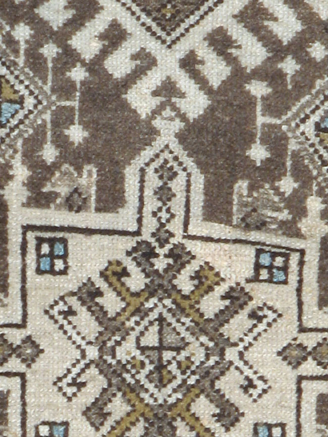 Antique Persian Karajeh Rug, No.9662 - Staging