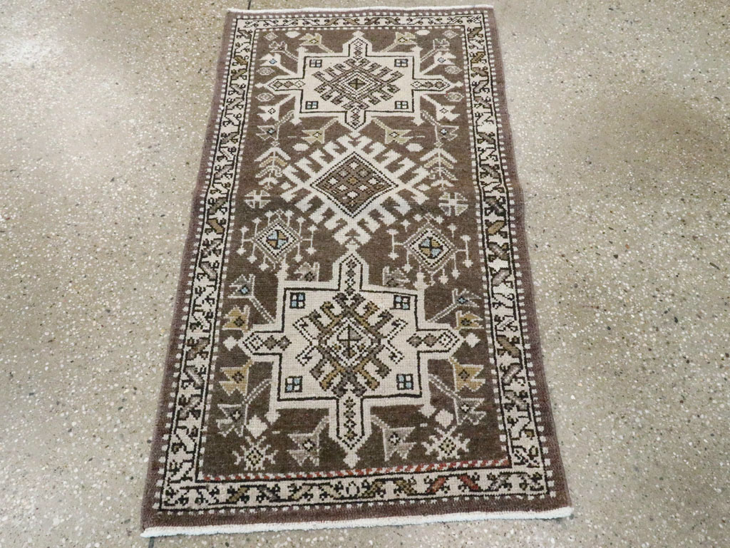 Antique Persian Karajeh Rug, No.9662 - Staging