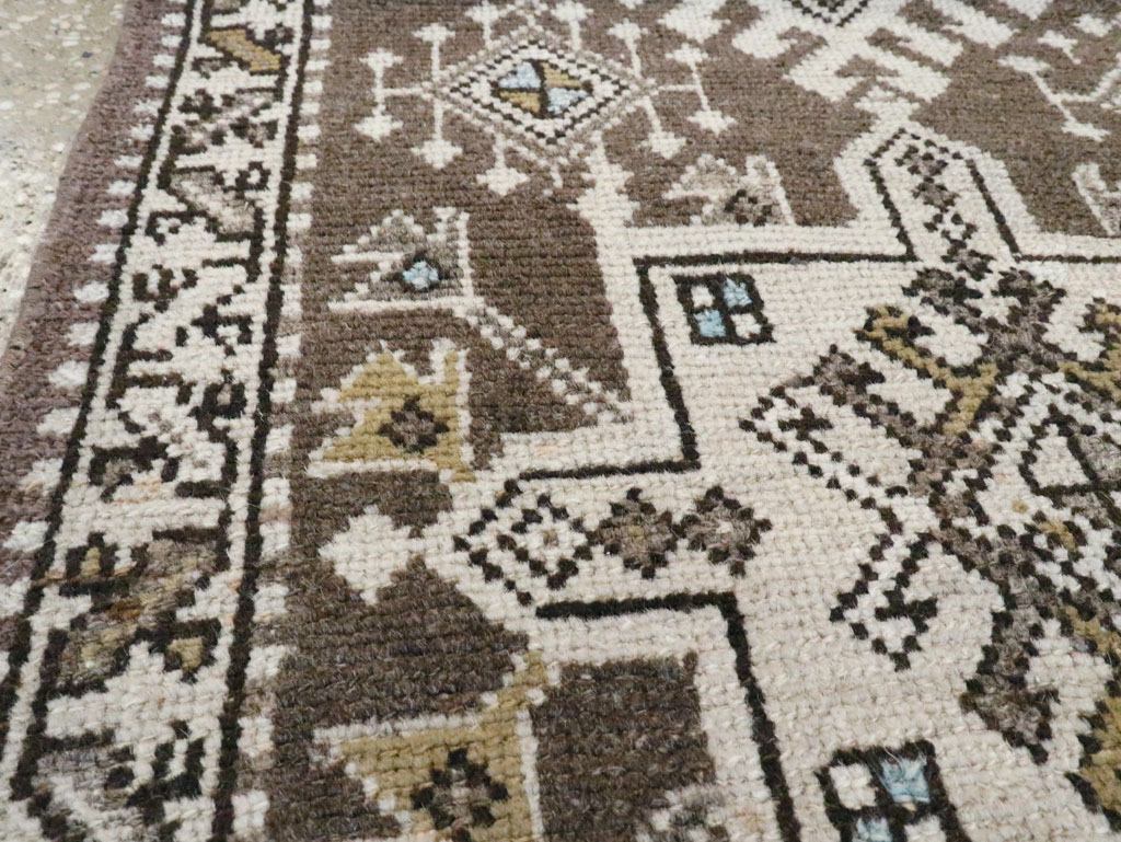 Antique Persian Karajeh Rug, No.9662 - Staging