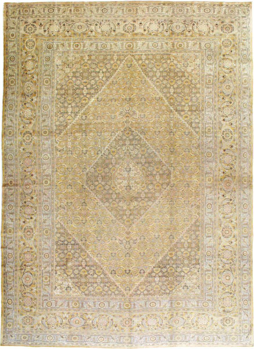 Antique Persian Tabriz Carpet, No.9669 - Staging