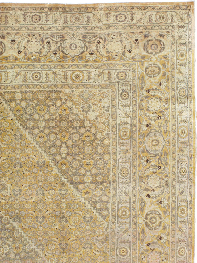 Antique Persian Tabriz Carpet, No.9669 - Staging