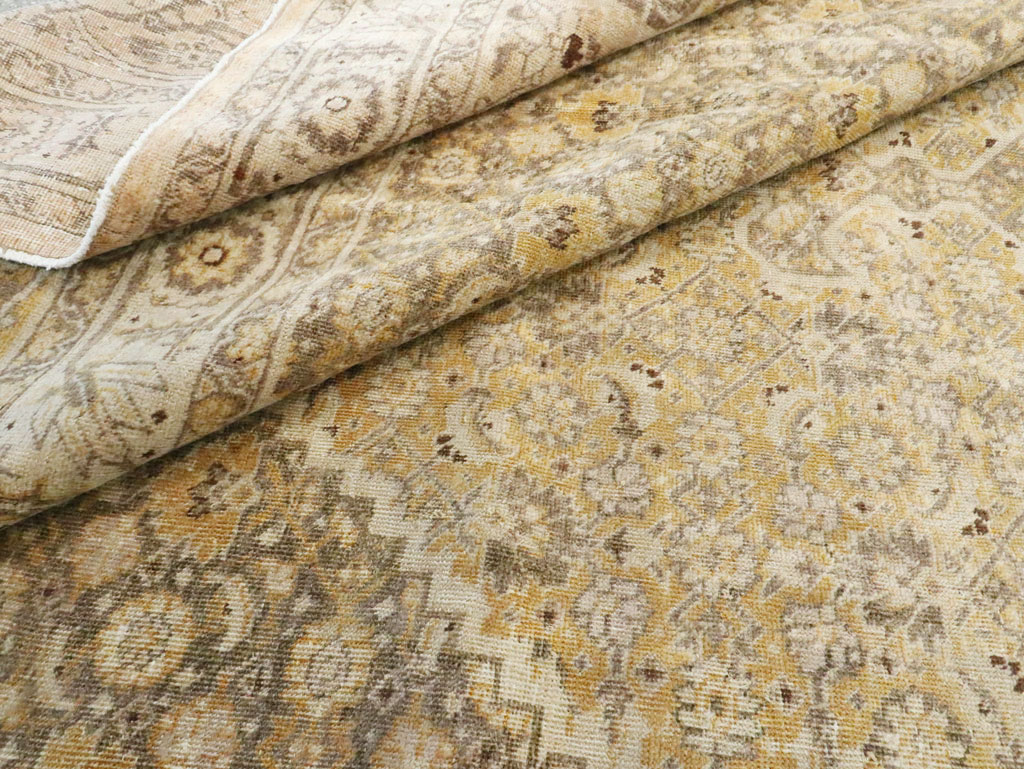 Antique Persian Tabriz Carpet, No.9669 - Staging