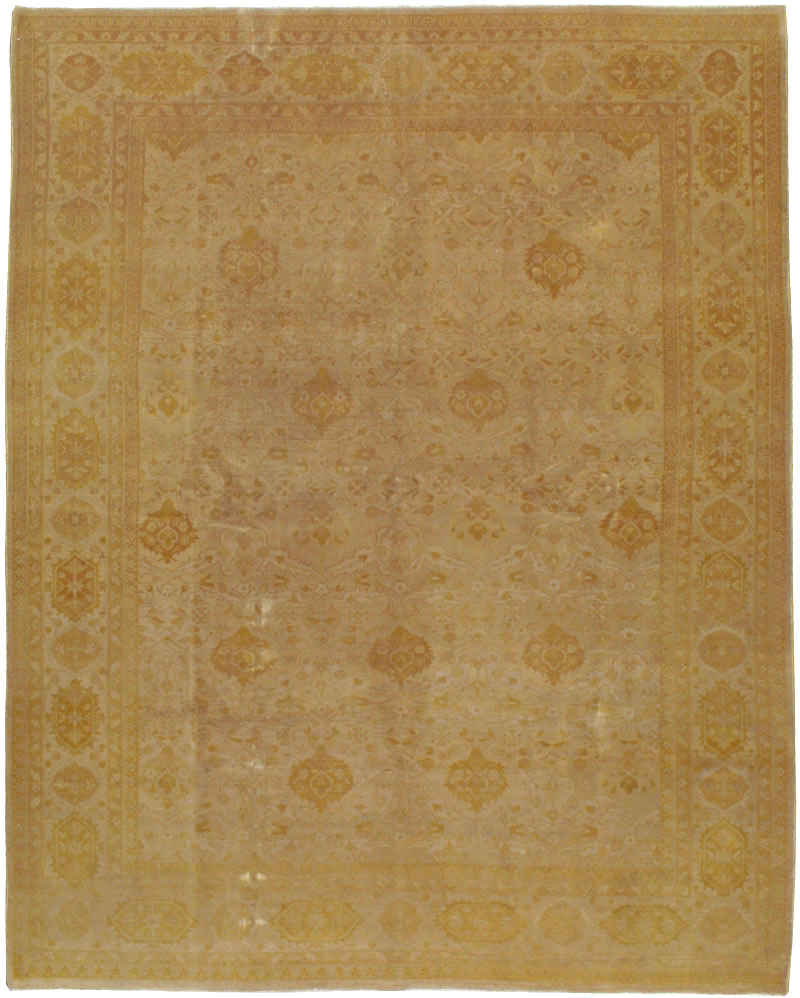Antique Indian Lahore Square Carpet, No.9726 - Staging