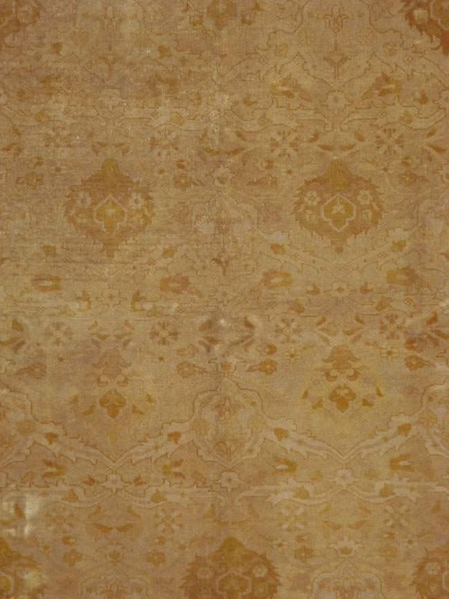 Antique Indian Lahore Square Carpet, No.9726 - Staging