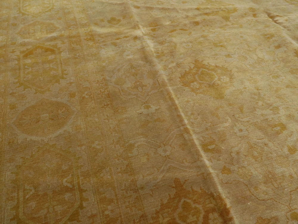 Antique Indian Lahore Square Carpet, No.9726 - Staging