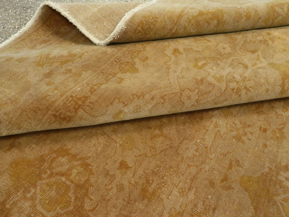 Antique Indian Lahore Square Carpet, No.9726 - Staging