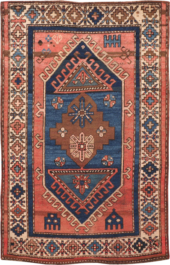 Antique Turkish Anatolian Rug, No.9831 - Staging