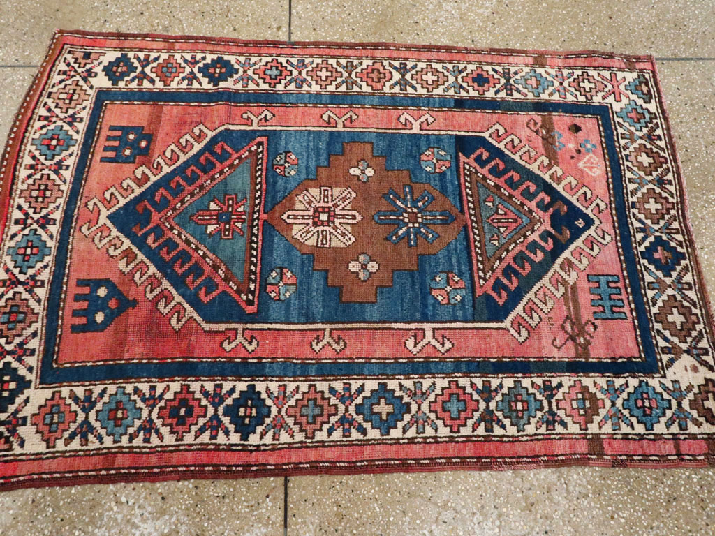 Antique Turkish Anatolian Rug, No.9831 - Staging
