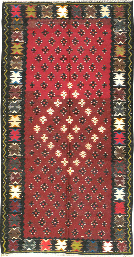 Vintage Anatolian Kilim, No.9849 - Staging