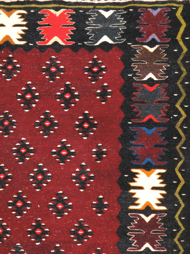 Vintage Anatolian Kilim, No.9849 - Staging