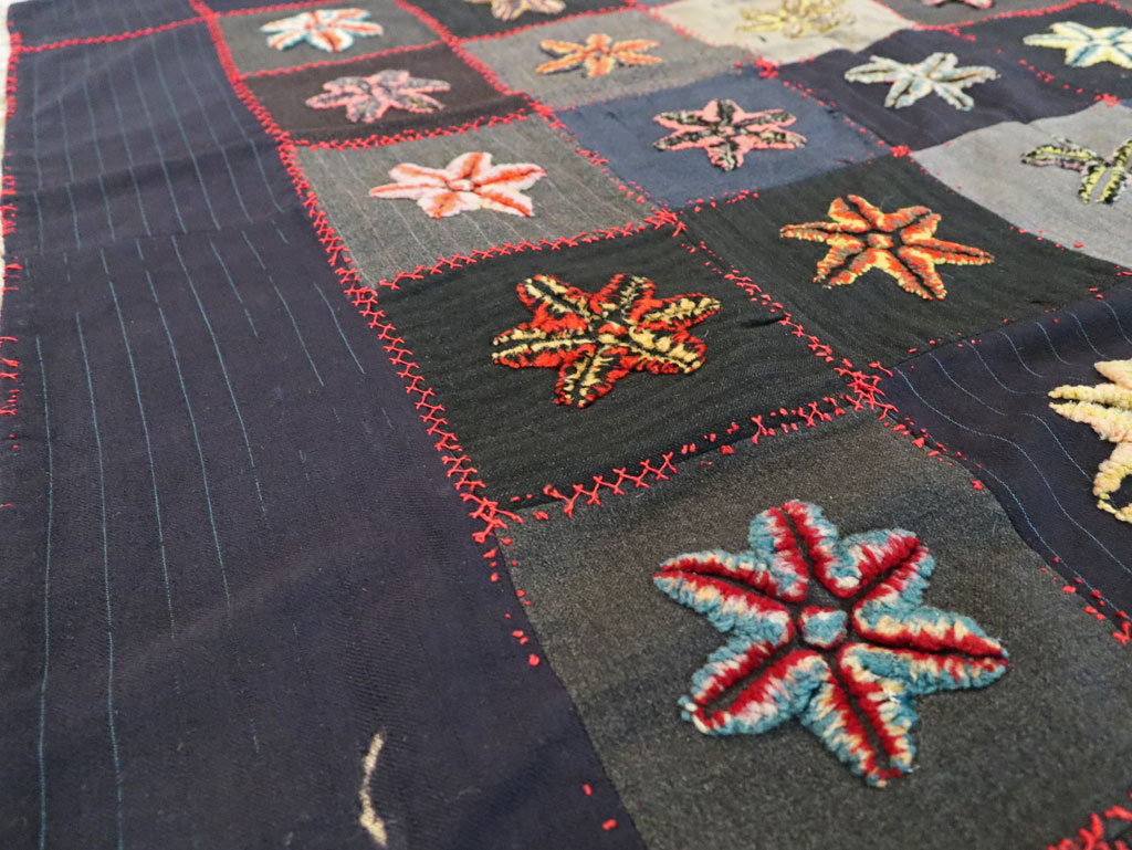 Antique American Embroidered Quilt, No.9865 - Staging