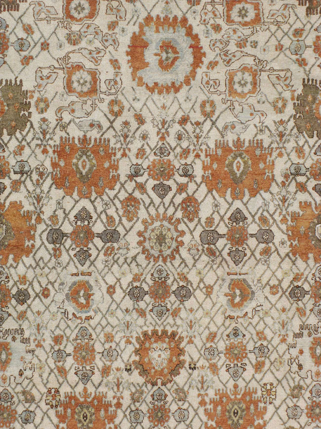 Antique Persian Bibikabad Carpet, No.9877 - Staging