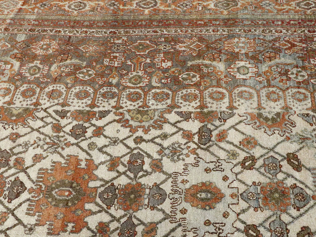 Antique Persian Bibikabad Carpet, No.9877 - Staging