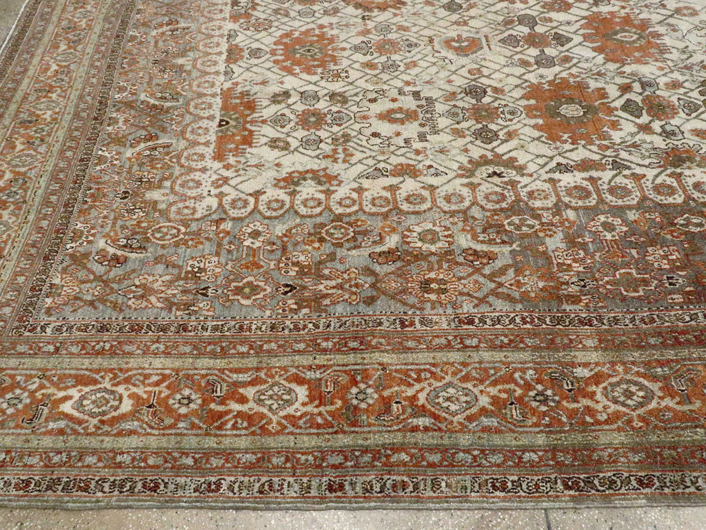 Antique Persian Bibikabad Carpet, No.9877 - Staging