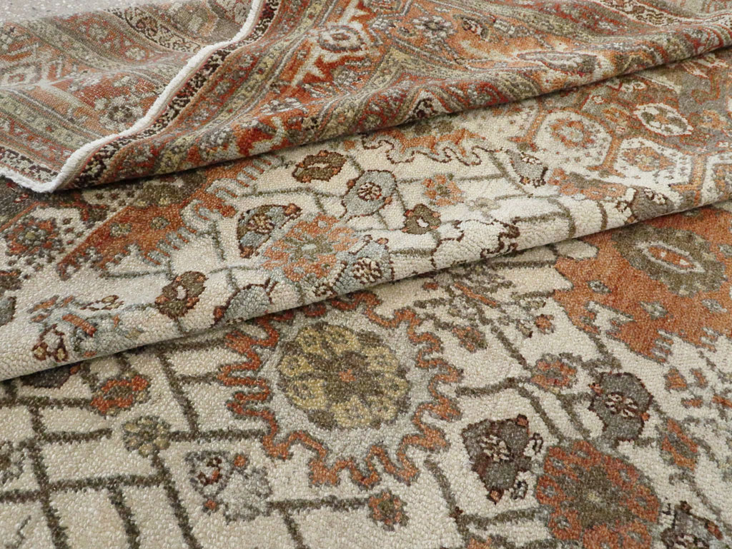 Antique Persian Bibikabad Carpet, No.9877 - Staging