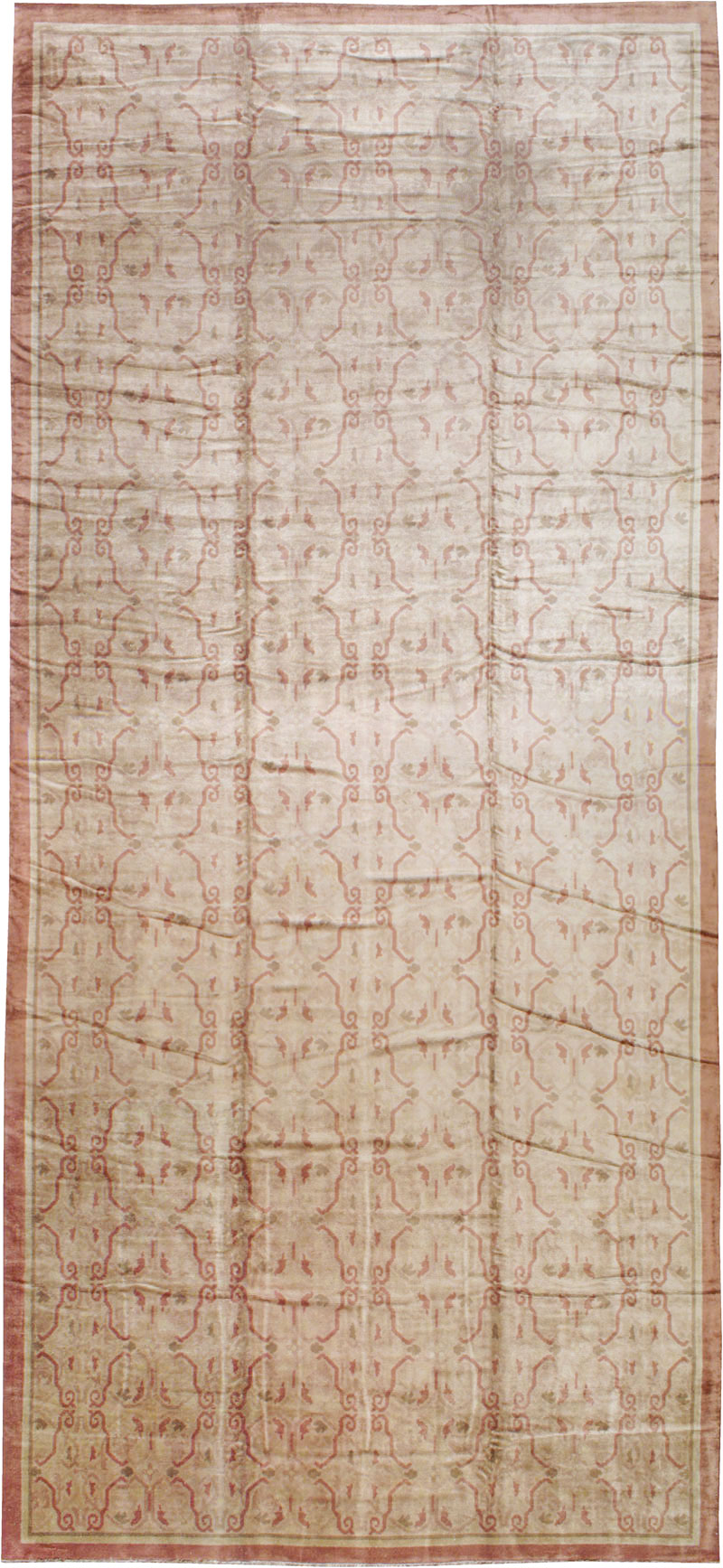 Antique European Continental Carpet, No.9919 - Staging