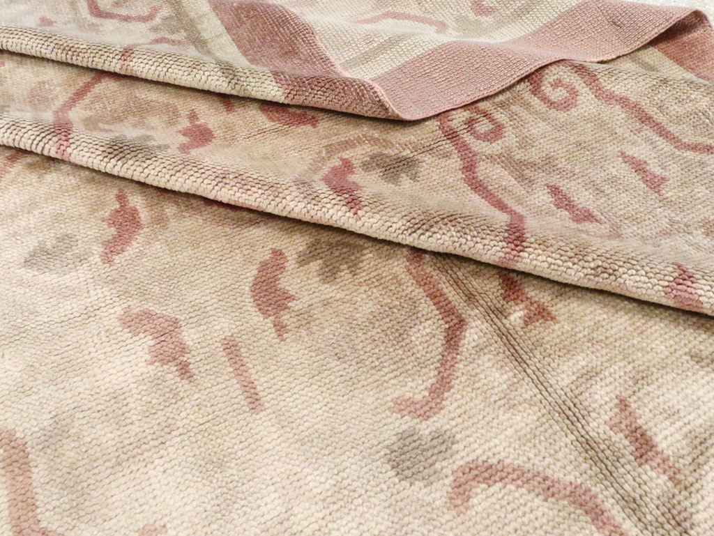 Antique European Continental Carpet, No.9919 - Staging