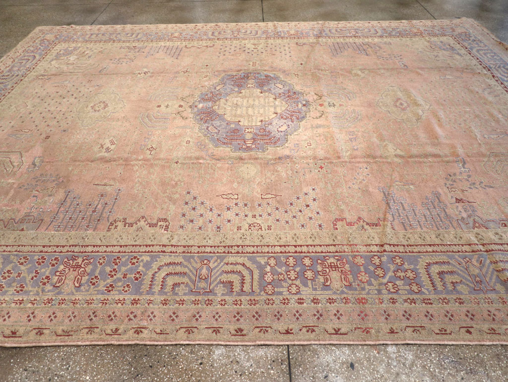 An Oushak Carpet, No.9920 - Staging