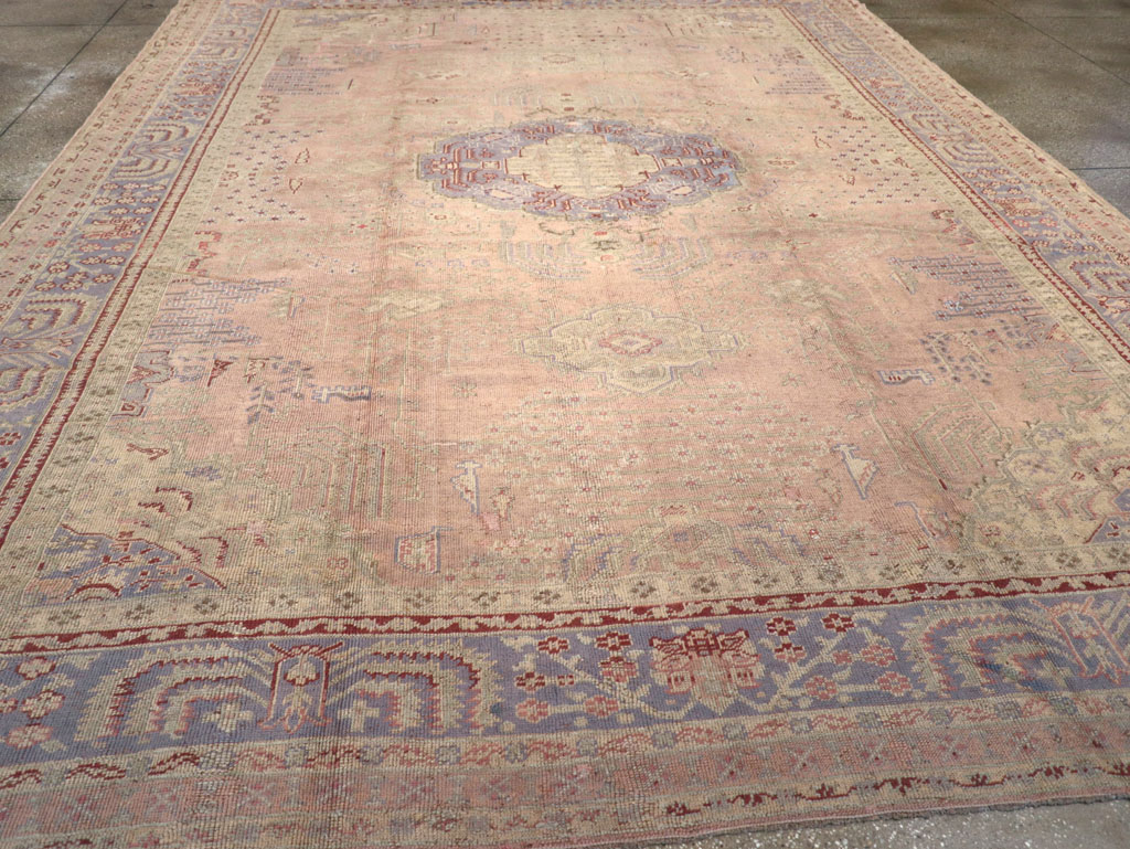An Oushak Carpet, No.9920 - Staging