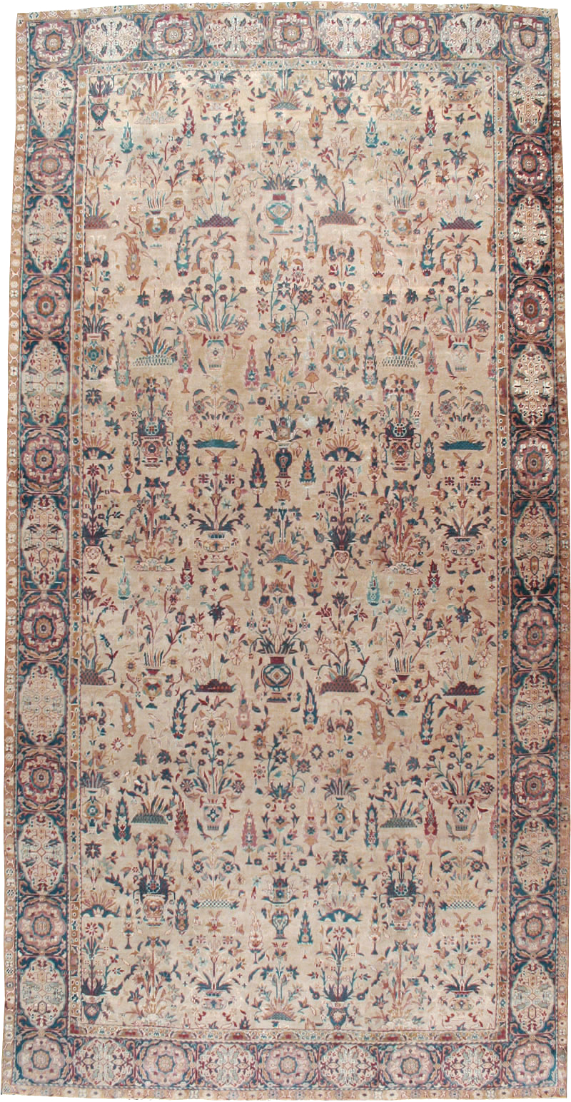 Antique Indian Lahore Carpet, No.9953 - Staging