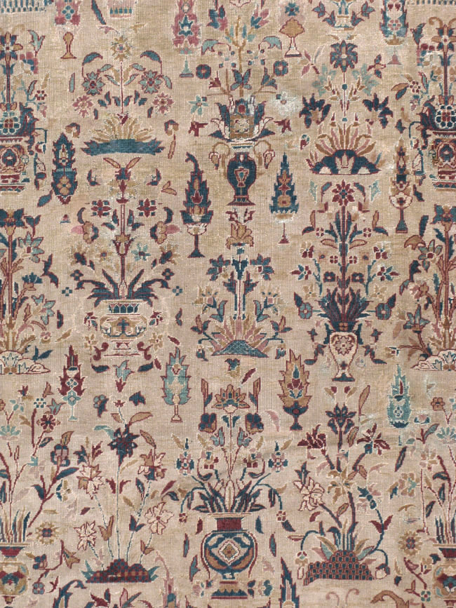 Antique Indian Lahore Carpet, No.9953 - Staging