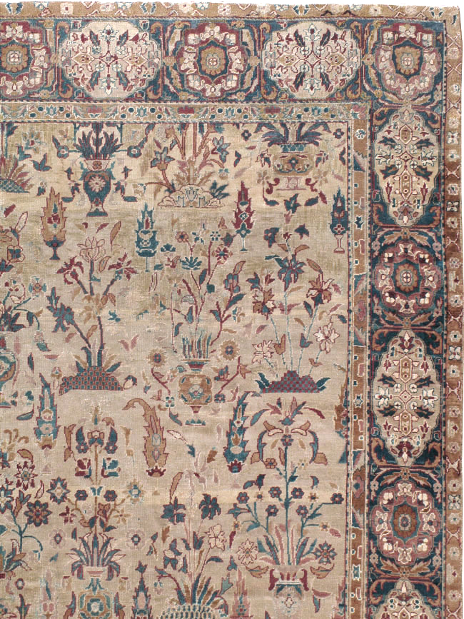 Antique Indian Lahore Carpet, No.9953 - Staging