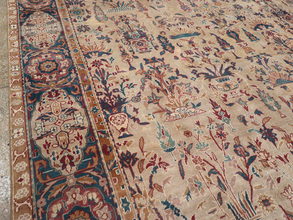Antique Indian Lahore Carpet, No.9953 - Staging