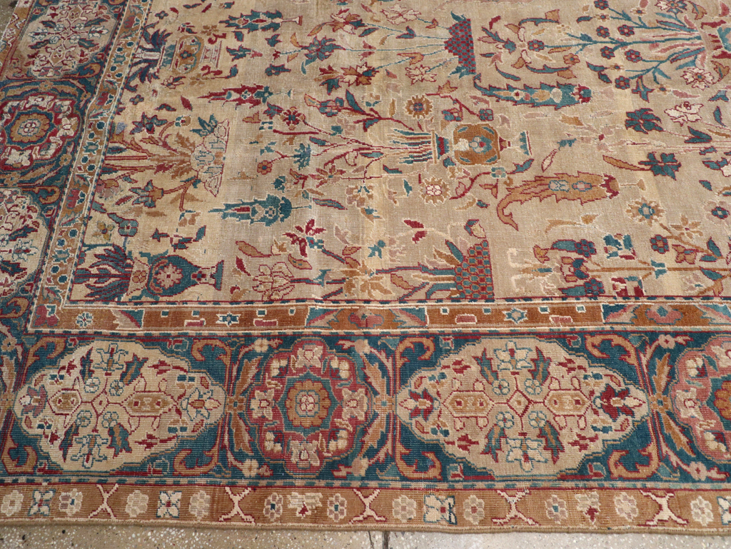 Antique Indian Lahore Carpet, No.9953 - Staging