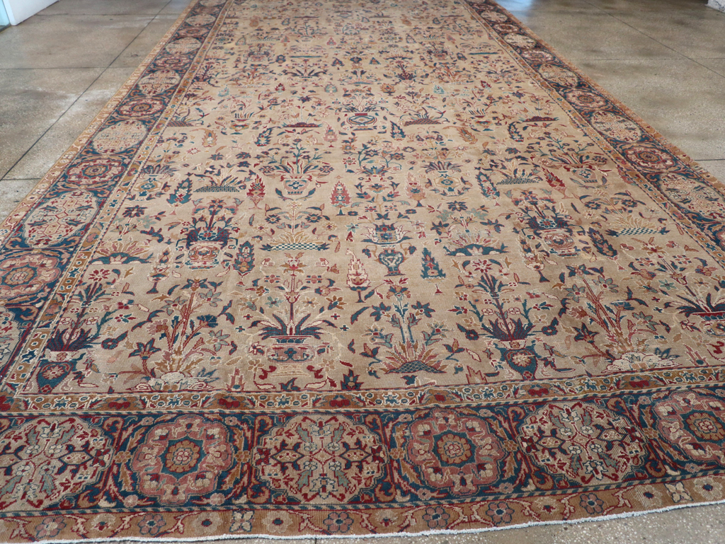 Antique Indian Lahore Carpet, No.9953 - Staging