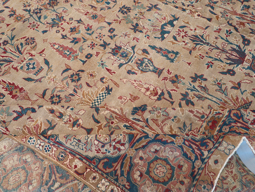 Antique Indian Lahore Carpet, No.9953 - Staging