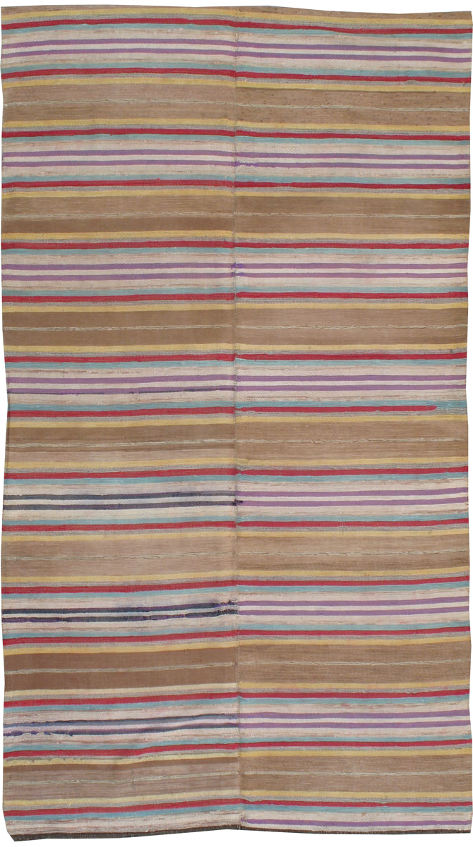 Antique American Rag Rug, No.9955 - Staging