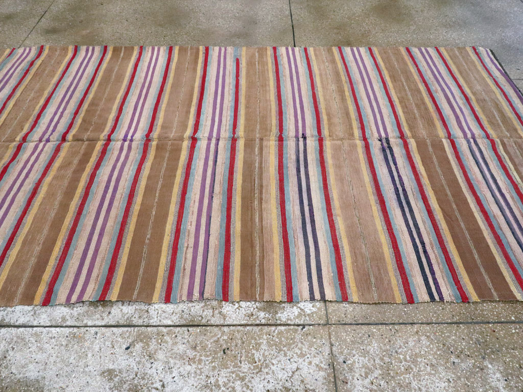 Antique American Rag Rug, No.9955 - Staging