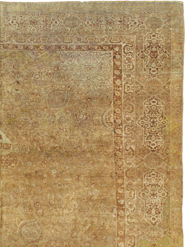 Antique Indian Agra Carpet, No.9965 - Staging
