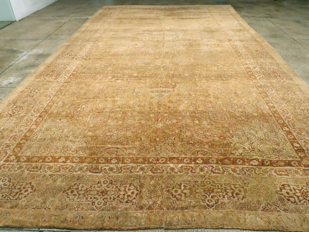 Antique Indian Agra Carpet, No.9965 - Staging